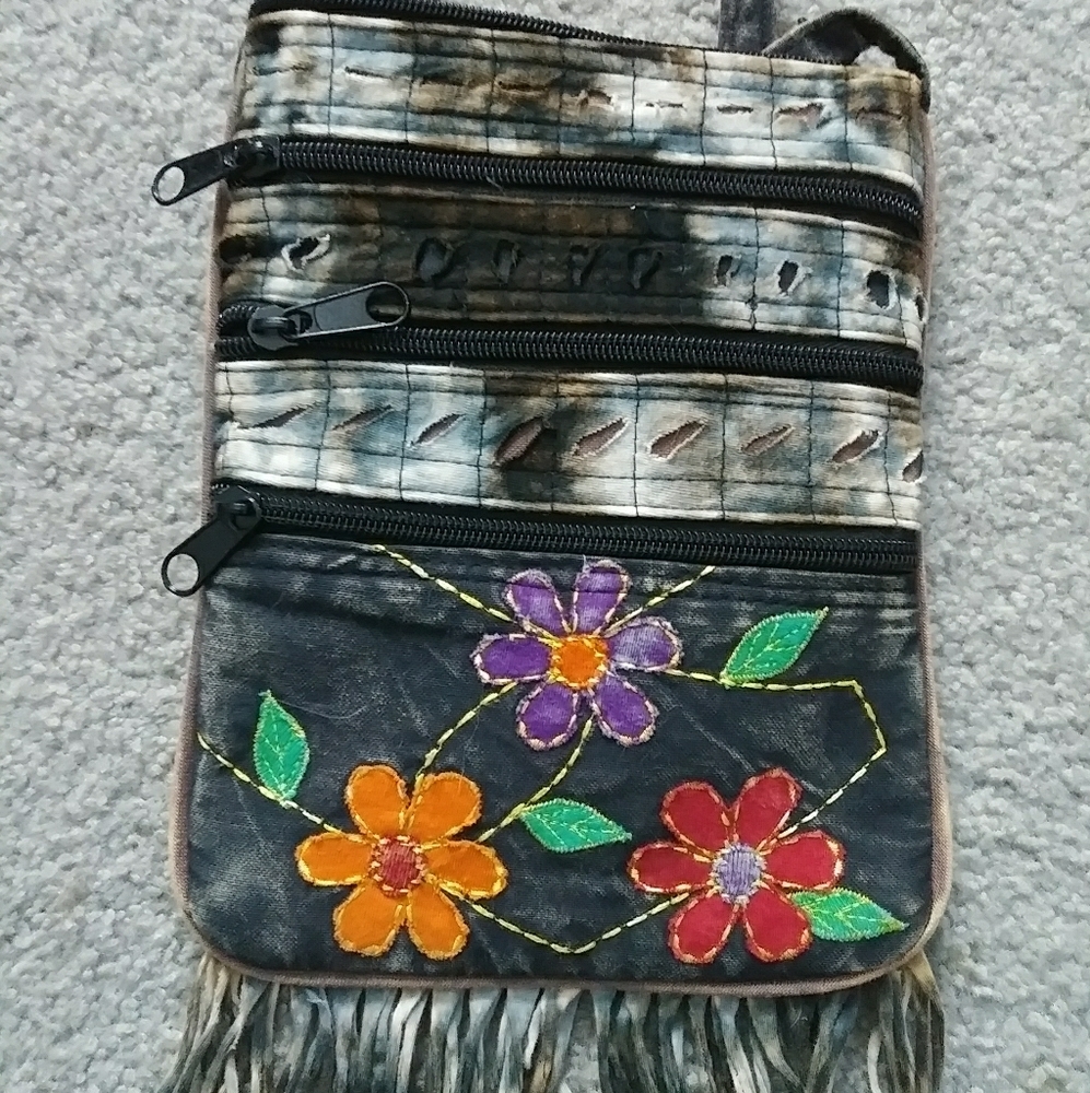 Small flower Crossbody purse